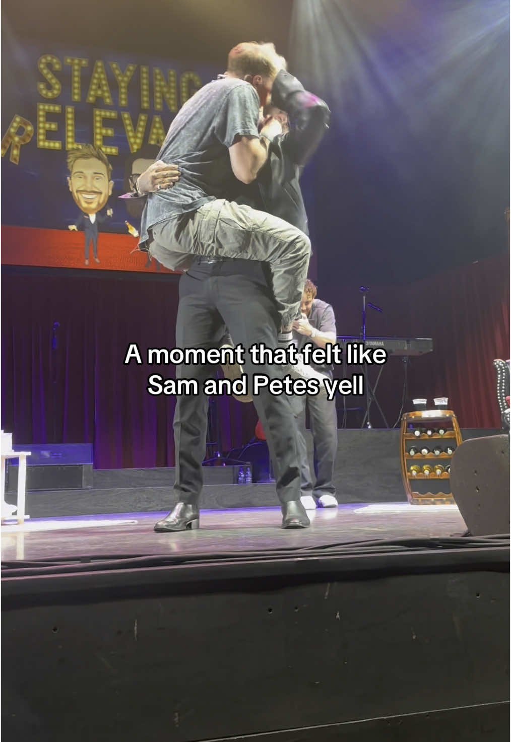New sound alert? 😂😂😂 Love this trend sm icl #petewicks #samthompson #yell #hoziersyell #samandpete #peteandsam #tour #cute #wholesome #moment #BestFriends #bromance #stayingrelevantpodcast #stayingrelevant #sound #trend #trendidea #fyp #foryou #viral #goviral 