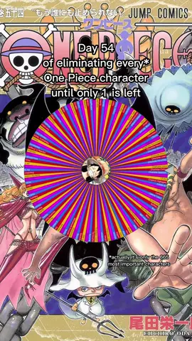 I've said before that I'll probably reduce the number of eliminations per day when we get to the endgame, but now that we're here I've decided against it. So, the wheel will finish at the end of this month! #onepiece #onepieceanime #onepiecewheel #onepiecefan #onepieceedit #luffy #monkeydluffy #strawhats #onepiecemanga 