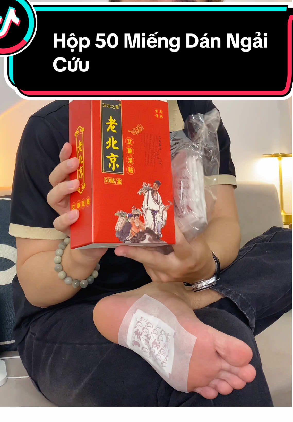 Hộp 50 Miếng Dán Ngải Cứu giúp cơ thể thoải mái thư giãn và ngủ ngon hơn #miengdanngaicuu #giaidoccothe #chamsocsuckhoechudong #xuhuongtiktok2025 