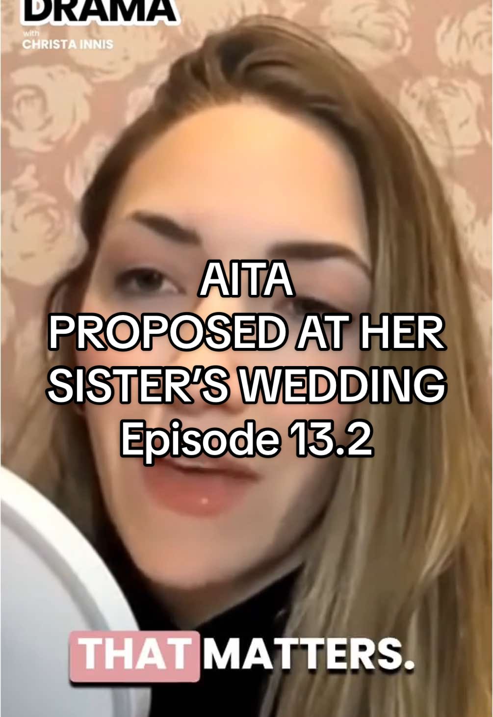 ICYMI: Episode 13 of Here Comes the Drama is out now! Guy proposes to his girlfriend at her sister’s wedding (with her permission) but the next morning she acts upset. 😳💍 This week, in addition to an anonymous story, I react to a popular AITA reddit proposal story—what seemed like the perfect moment turned into a bridal drama. You won’t believe how things played out! 🎧 Catch the entire story, hot takes, and confessions in this week’s episode at the link in my bio or wherever you listen to podcasts. #herecomesthedrama #weddingfails #proposalproblems #weddingdrama #familydynamics #engagementnightmares