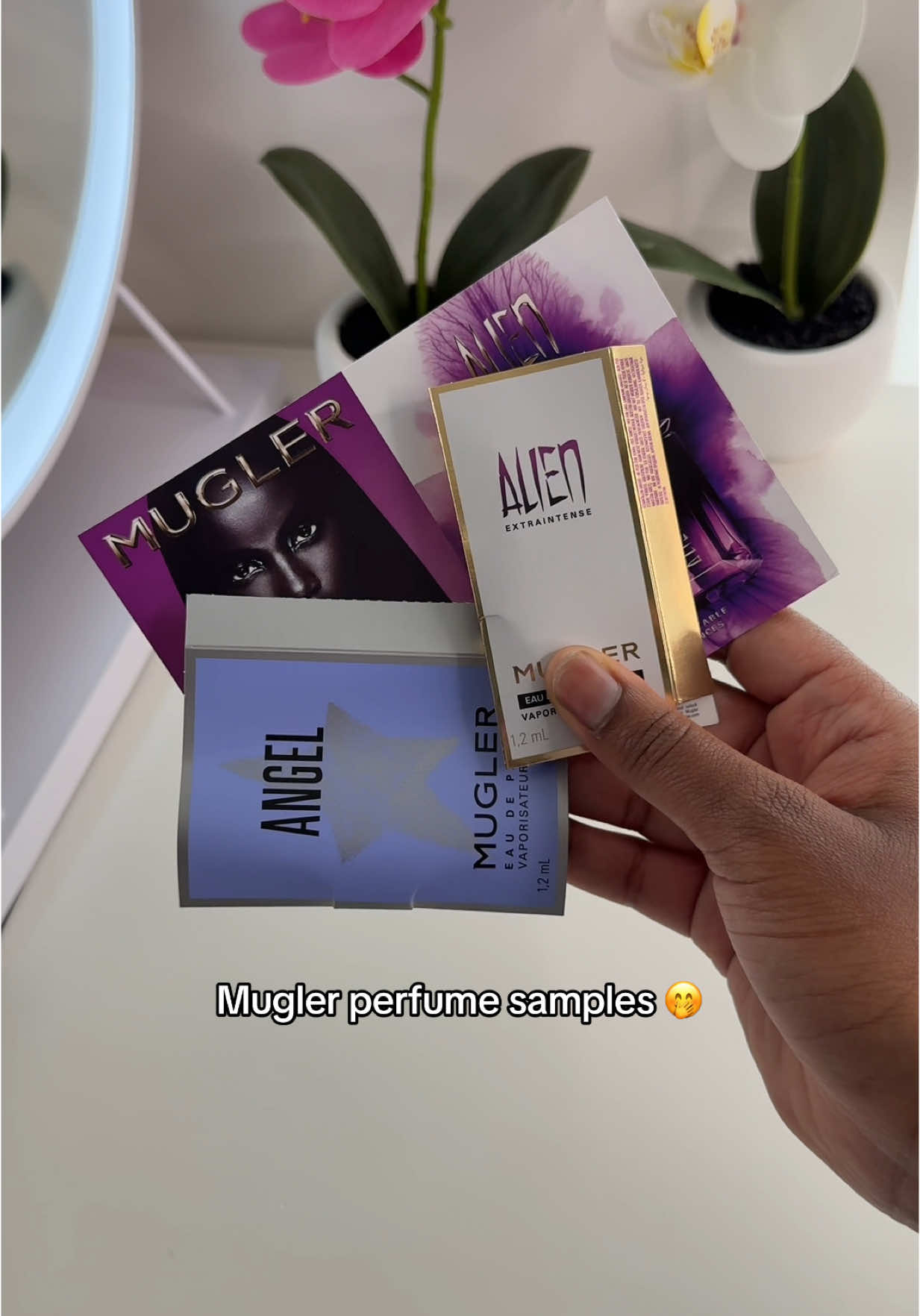 Mugler free perfume samples 💌#freesamples #freesample #freesamplebymail #mugler #mugleralien #muglerangel #sampletok #fragrancetiktok #perfumetiktok 