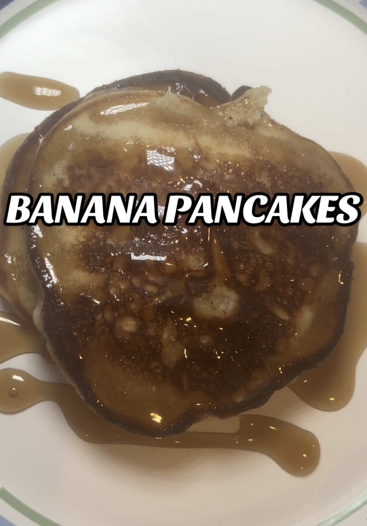 🍌 🍌 🍌 🍌 🍌  My Nonna used to make banana pancakes on Saturdays when I was growing up. 🩵  If anyone can make their pancakes look aesthetic - tell me how- how does it feel to be God’s favorite? Atleast they taste good  🤷‍♀️   #creatorsearchinsights #banana #goingbananas #amazonfresh #Recipe #viral #fyp #contentcreator #relatable #bananapancakes #EasyRecipe 