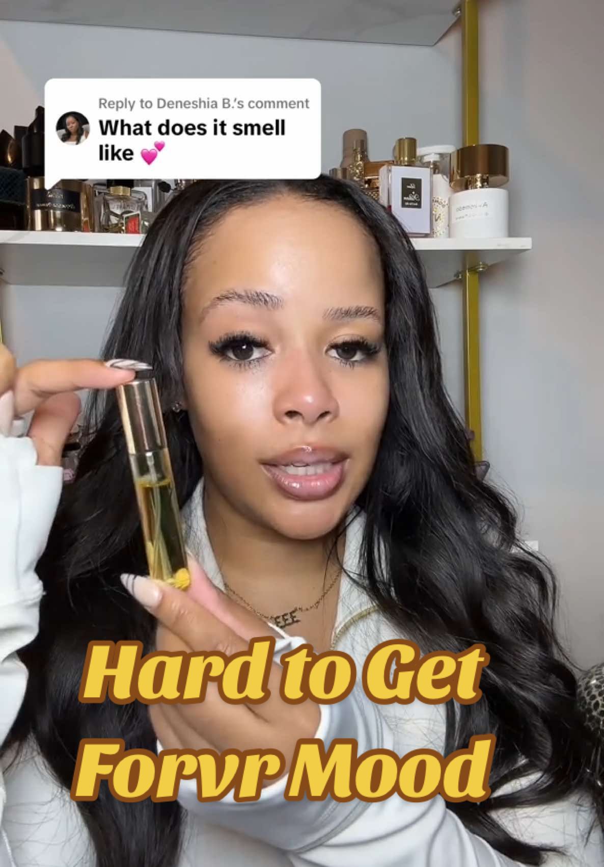Replying to @Deneshia B.  My review on Hard To Get from @FORVR MOOD  💛💛💛  #hardtoget #forvrmood #perfumereview #fragrancetiktok #perfumetiktok #fragrancereview #affordablefragrances 