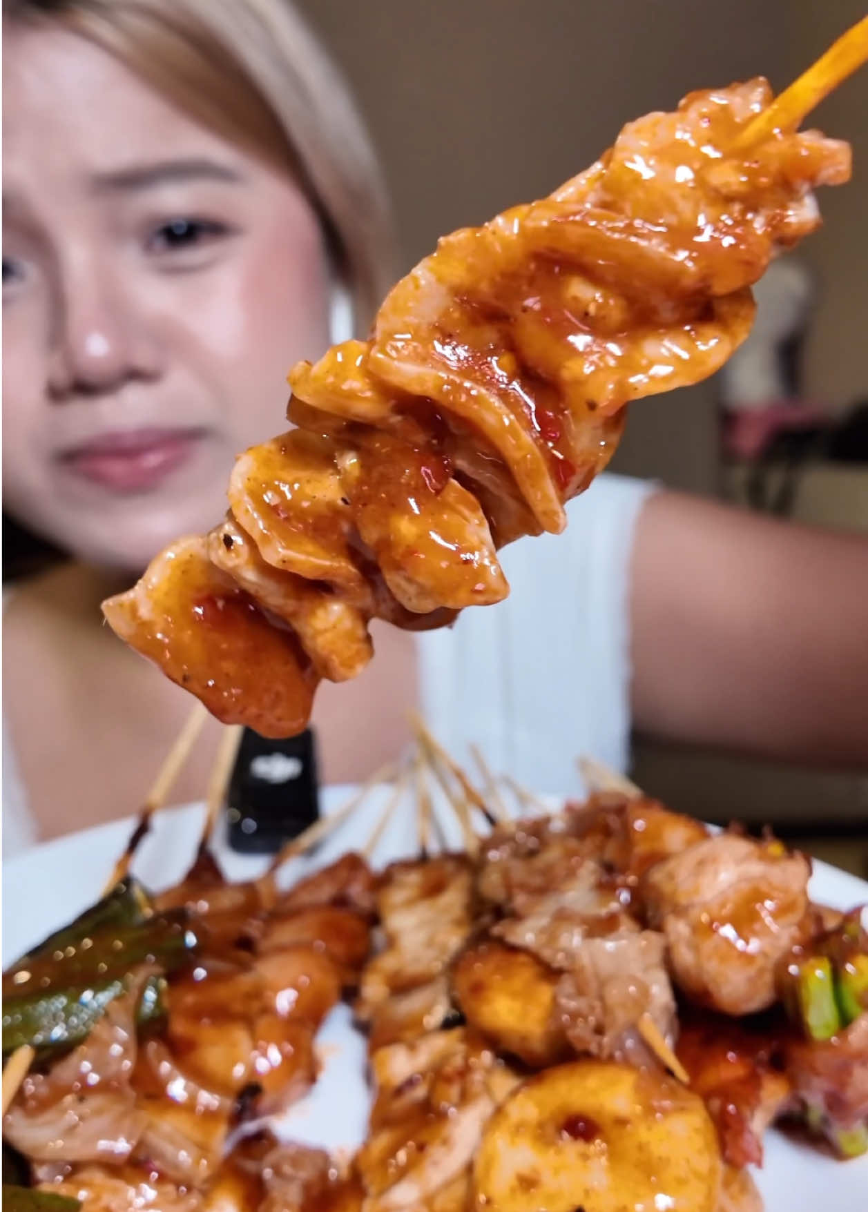 #asmr #asmreating #หมาล่า #tiktokพากิน #asmrvideo #asmrsounds #mukbang #eating #รีวิวอาหาร #หม่าล่าเสียบไม้ #หม่าล่า 