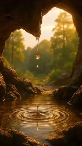 Silence of the Cave – Just Water Drops 🌌 #relaxation #nature #meditation #calm 