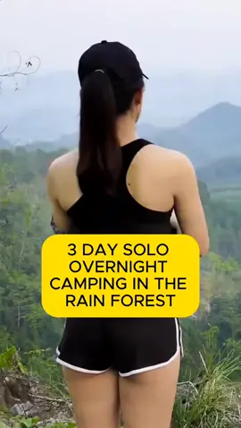 3 days solo overnight camping in the rain forest 🏕️🐍  #snake #snakecamping #camp #camping #campinglife #solocamping #overnight #trending #viral #fyp #tiktok 