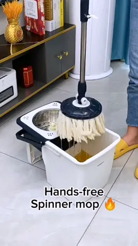 🧹 STOP Wringing Your Mop! This **2-in-1 Spin Mop** Does It For You! 💦 #CleaningHacks   This **hands-free spin mop** is a game-changer! 🚀 Just press the pedal & spin—no messy hands, no back pain! ✅ **Self-cleaning bucket**  ✅ **360° spin dry**  ✅ **Adjustable handle**   Who else HATES wringing mops? 😤  #TikTokMadeMeBuyIt     #CleaningTok #HomeHacks #SpinMop #HandsFreeCleaning #2025Gadgets #TimeSaver 