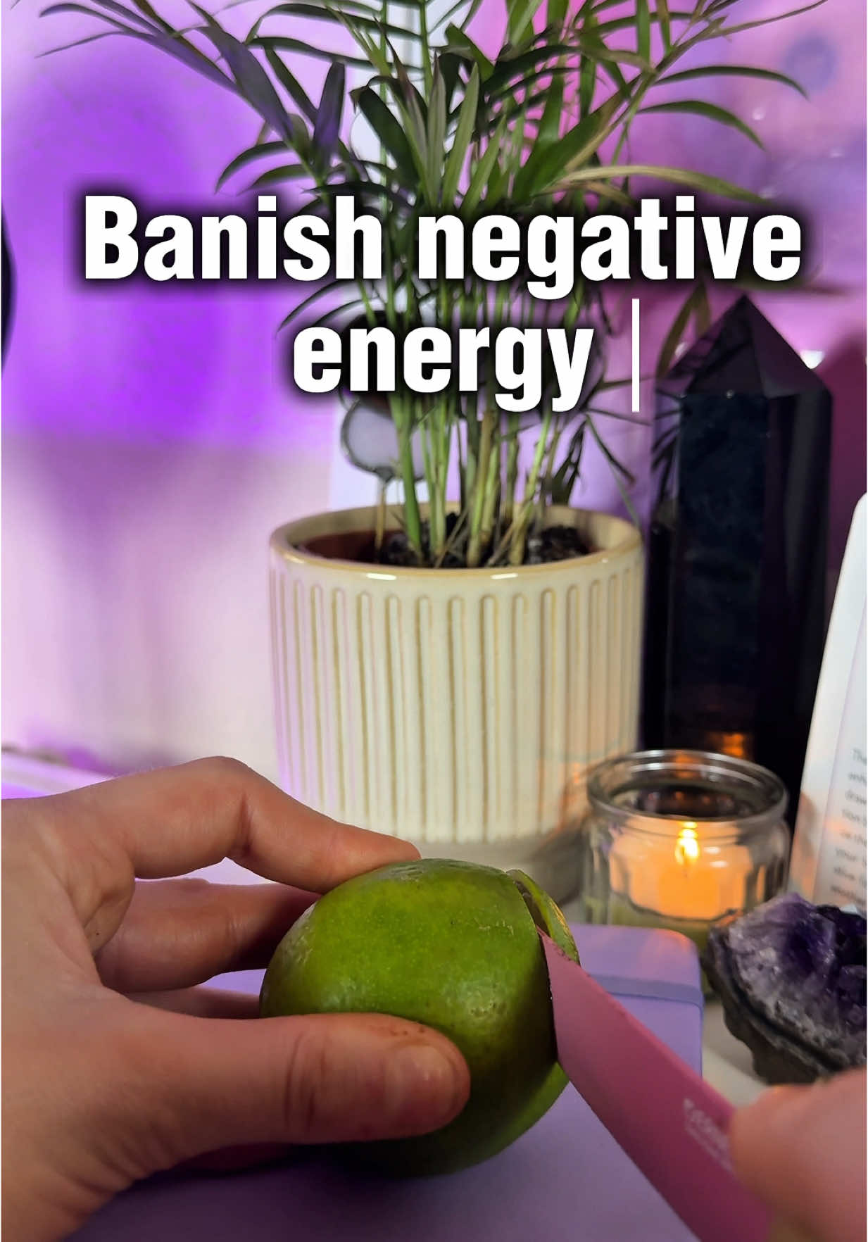 Type ‘so mote it be’ to join in on the spell ✨ I thought I would do a collective virtual spell for you guys to help cleanse all negative energy from your home! Take your time to focus on your intention as you watch this reel! Concentrate on what your life would look like once you’ve manifested your crush fully into your life!  This simple and easy spell can help cleanse and remove any negative energies from your home ✨🫧🍋‍🟩 You can change up the herbs you add to match your intentions.  For example cinnamon and money rice is great for good luck!  -Lavender: reduce stress -Chilli: for protection.  Now type ‘so mote it be’ to claim it! ✨🔮 ➡️ Money rice and witchcraft supplies are available from www.mysticprimrose.com ✨ #Manifestation #Witchcraft #WitchyVibes #fyp #protectionspell #banishingspell #moneyspell 