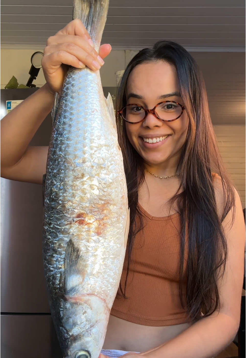 Vem comigo preparar uma tainha ✨ #viralvideos #peixe 