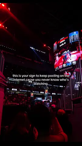 Creating opportunities for myself by being authentically me ❤️ I know how hard it is sometimes to keep posting online and trying to ignore what you think. Other people are thinking, but at the end of the day you get to experience things that you never thought you would. ##fyp##CreatorTips##ATLInfluencer##ATLCreator##ATLCreatorEvents##ATLInfluencerEvents##HawksGame##MicroInfluencer##MicroCreator##LifestyleandTravelBlogger##fyp##creatortips 