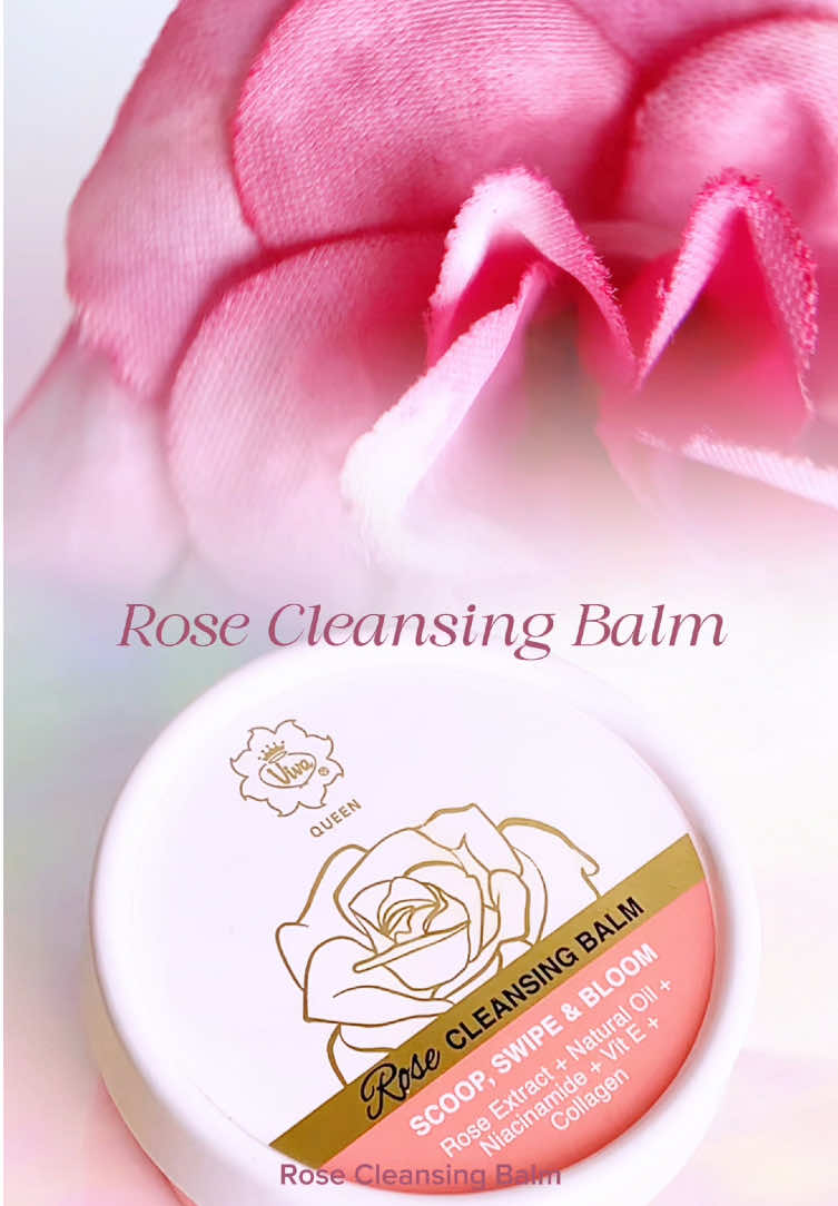 gamau kan wajah muncul komedo atau jerawat karena makeup waterproof yang tertinggal saat tidur 👀 buruan cobain Rose Cleansing Balm dan buktiin hapus makeup itu gampang banget💗✨ #cleansingbalm #vivacosmetics #review #skincare #recommendations #fyp #smilechallenge 