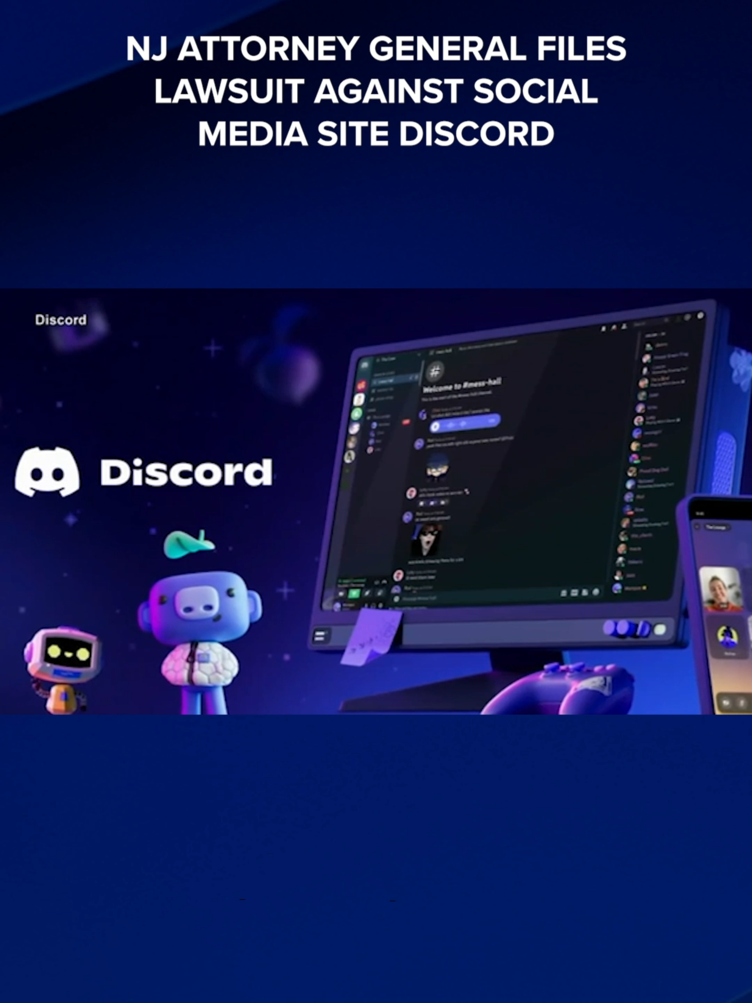 The state of New Jersey is suing popular social media app Discord, saying it's become a magnet for child predators.
