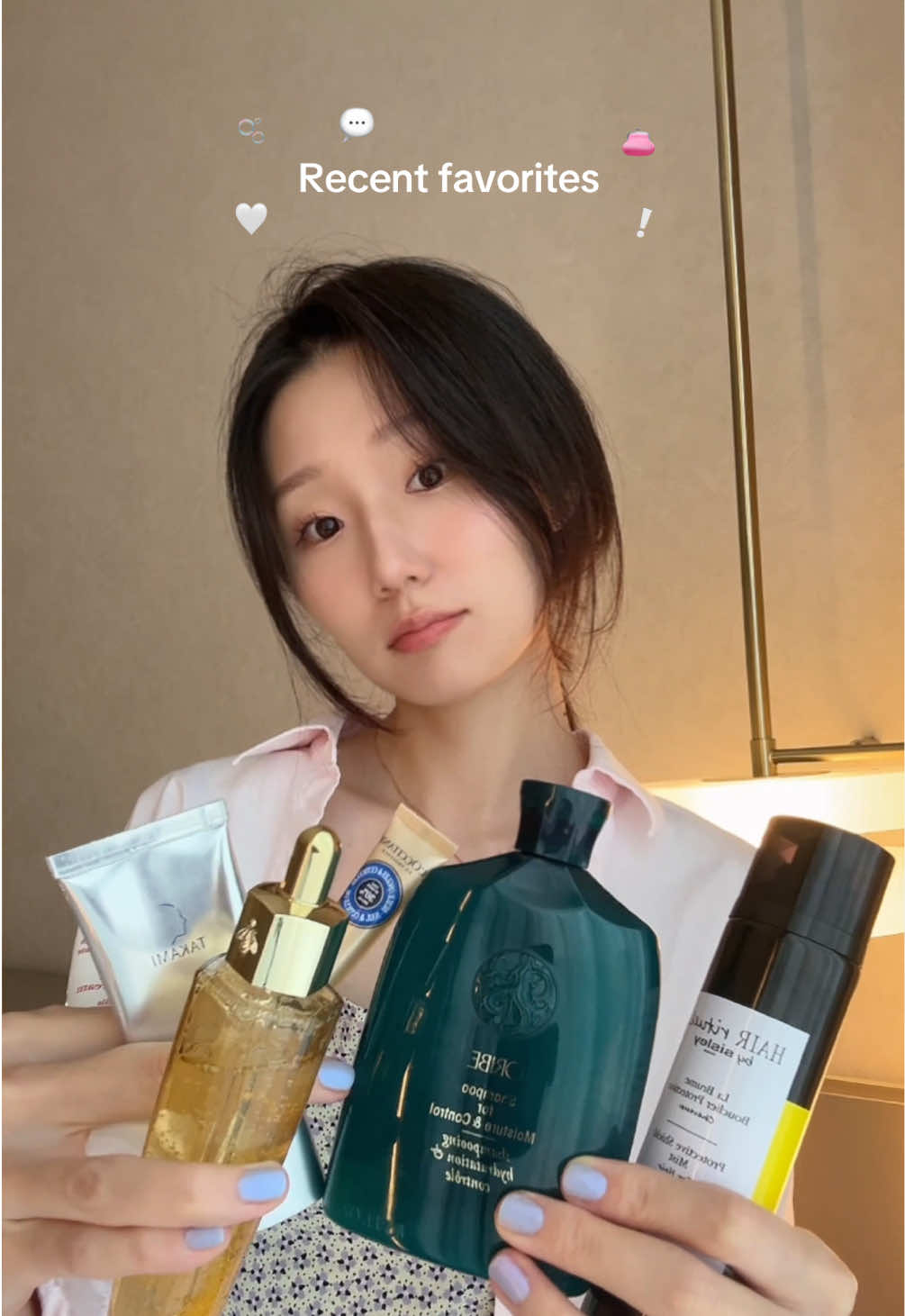Skin, Hair, and Nail things I’m obsessed with lately ❕💋 #recommendations #review #sgbeauty #haircare #skincare #kbeauty #favorites #fyp 