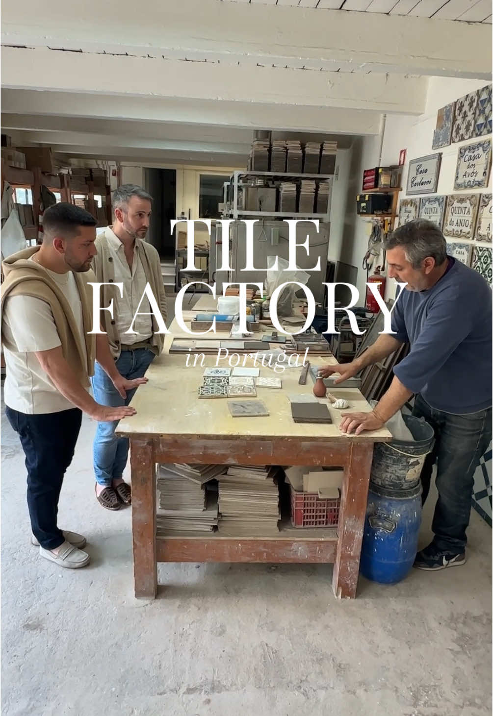 Tile making is a true art form and we never understood how much time and labor went into making each piece! … #fyp #thehomeupdate #tile #art #tilefactory #tiledesign #foryou