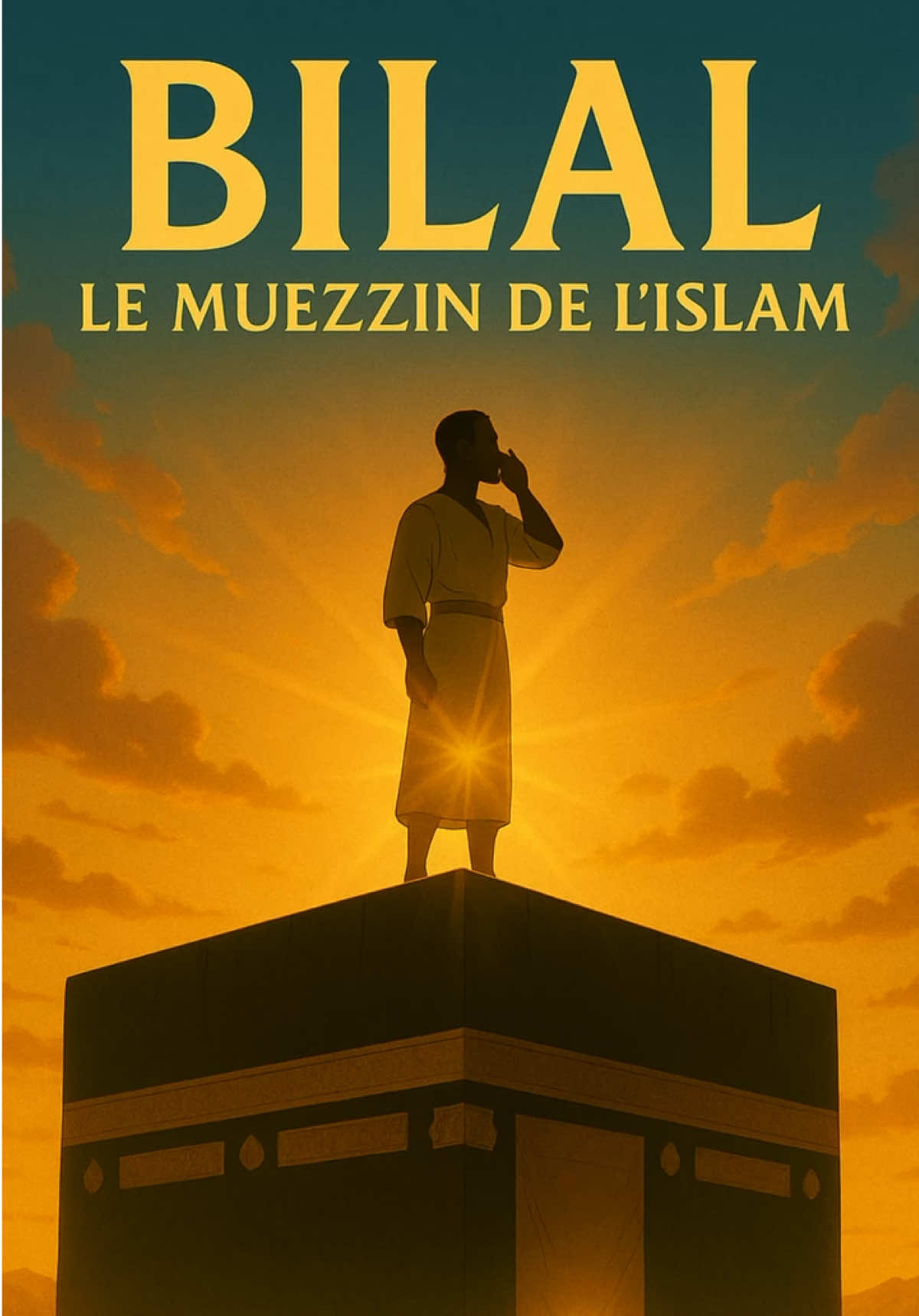 Voici l’histoire vraie de Bilal ibn Rabah, l’homme que le monde avait oublié… mais que Dieu a fait entendre au sommet. #bilal #kaaba #priere #islamic_video 