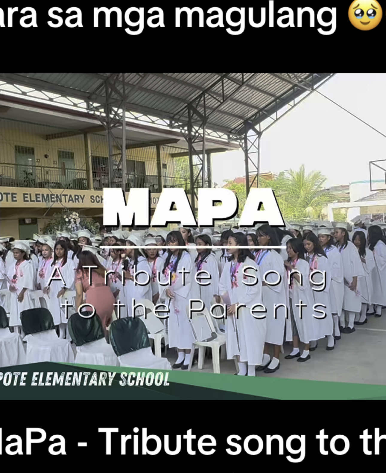 Nakakaiyak ang kanta na to para sa mga magulang. #MaPa #SB19  #Graduation2025 #TributeSong