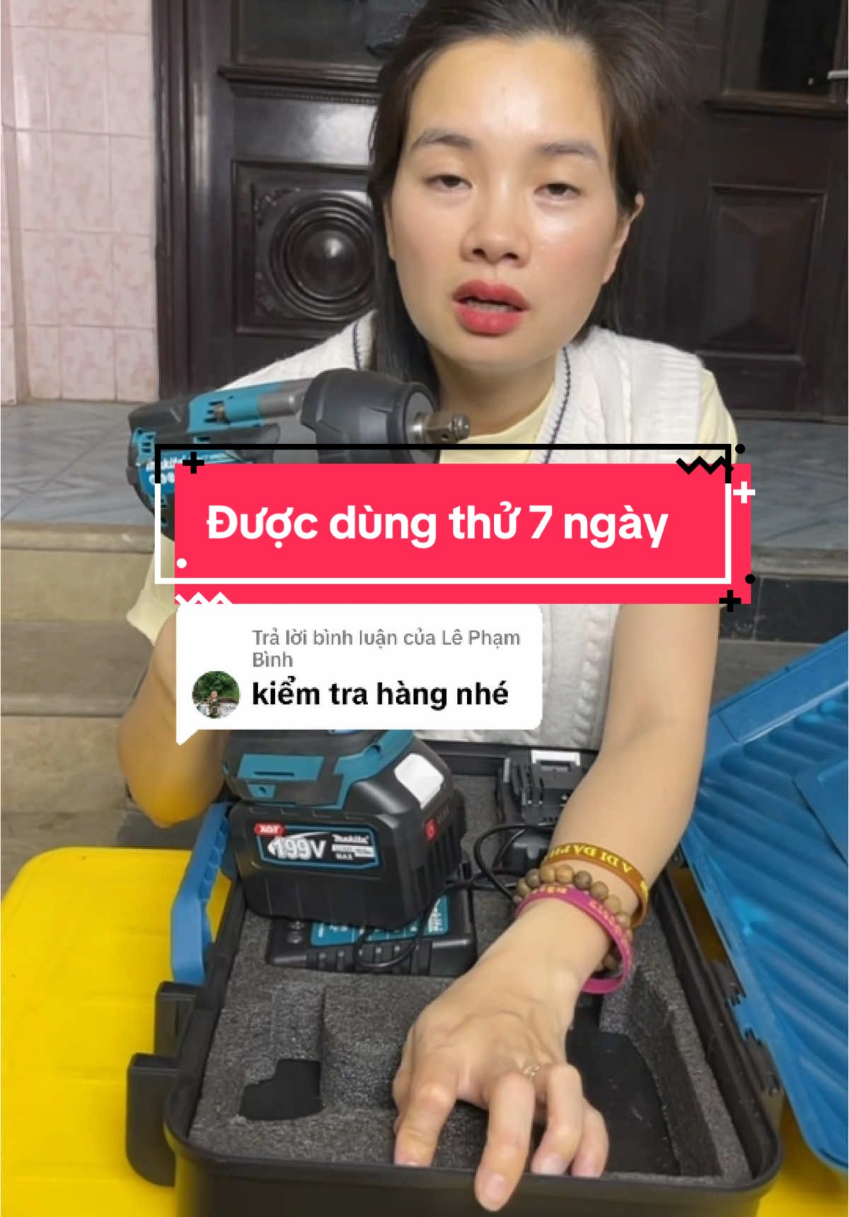 Trả lời @Lê Phạm Bình Dạ anh mua hàng được dùng thử trải nghiệm 7 ngày ạ #thanhmai92 #cokhi #sietbulongdungpin #sietbulong #sietbulongmakita 