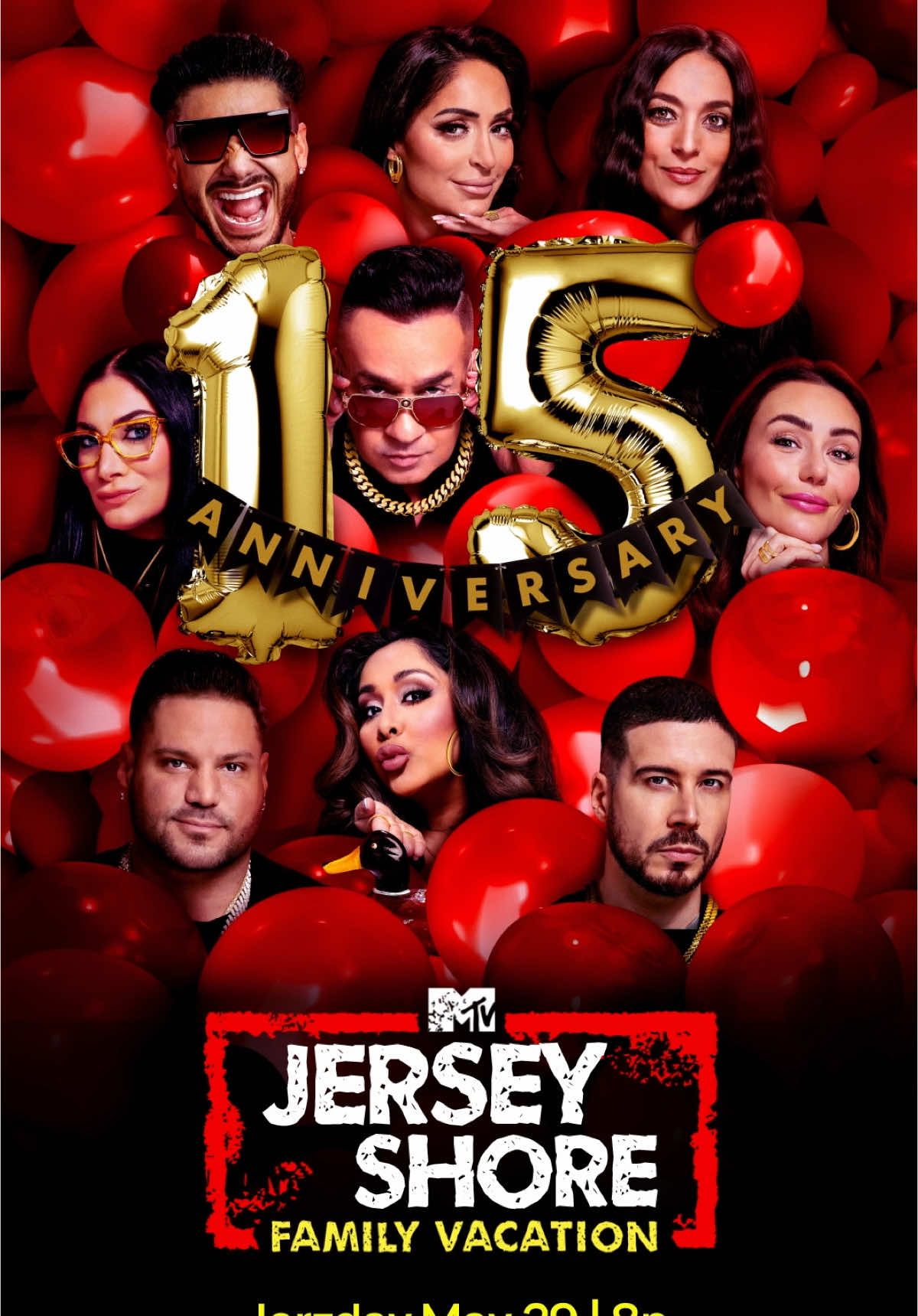 15 years later and we still got it! 🥳 A milestone season of #JSFamilyVacation premieres Jerzday, May 29 on @MTV!