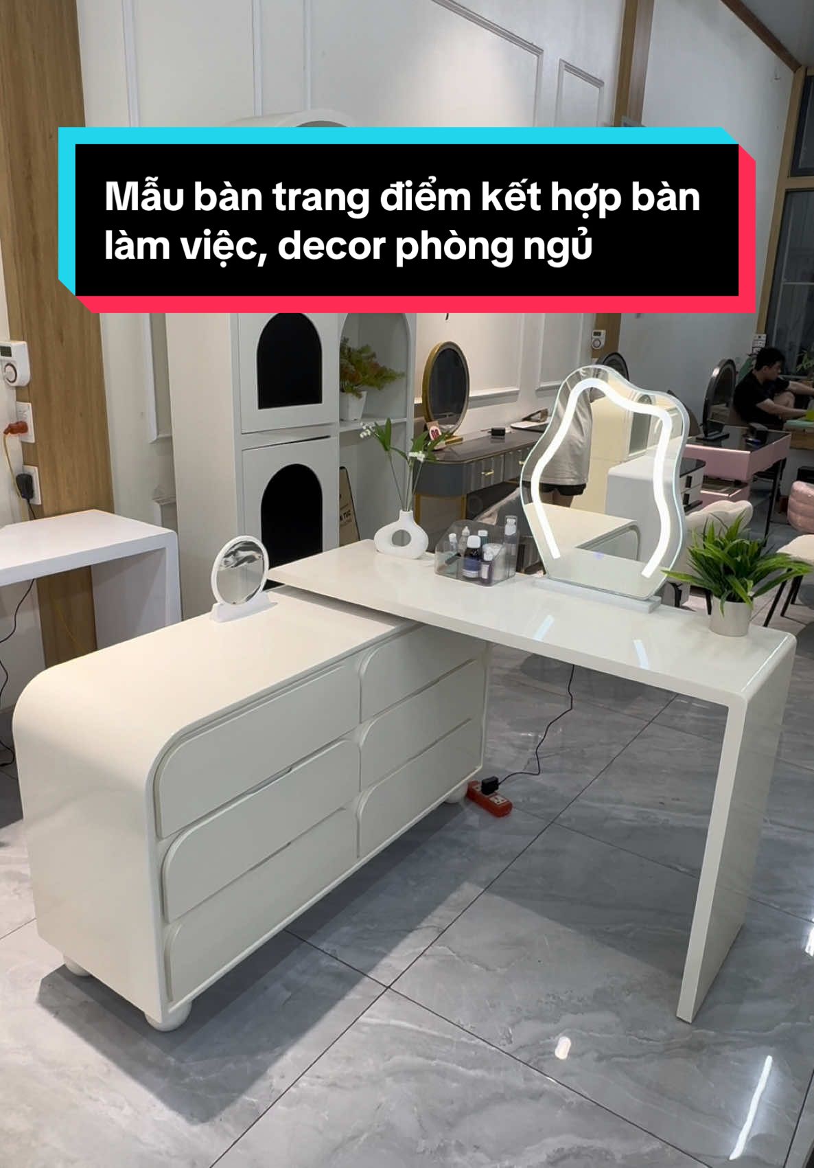 Mẫu xinh lên sóng cho cả nhà đây ạ 🥰🥰 #bnhouse #taphoanoithat #decoracion #bantrangdiemthongminh #banlamviec #decorphongngu #viral #fyp #xuhuong 