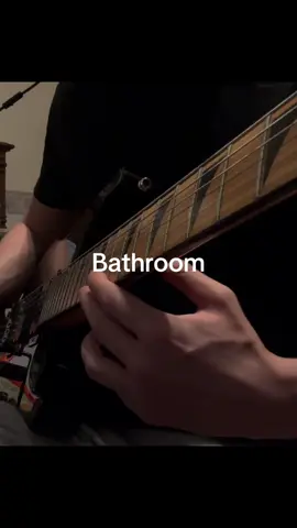 Bathroom @montellfish #electricguitar #guitartok #guitar #bathroom #montellfish 