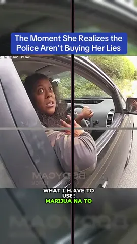 The Moment She Realizes the Police Aren't Buying Her Lies #cops #copsoftiktok 