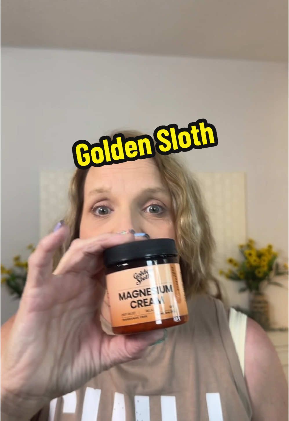 Localized Magnesium Cream for my aches and cramps. @Golden Sloth #magnesium #cramps #migraines #musclecramps #painrelief #jointpain 