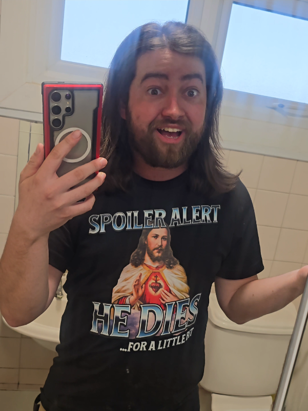 Like my new @Double Cross Clothing Co. Tshirt?? I love it! 😂 