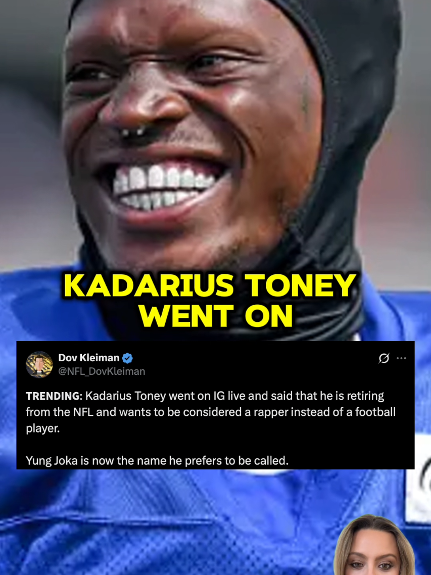 Kadarius Toney dismissed rumors that he's retiring to pursue a music career  #kadariustoney #nfl #football #retire #music 