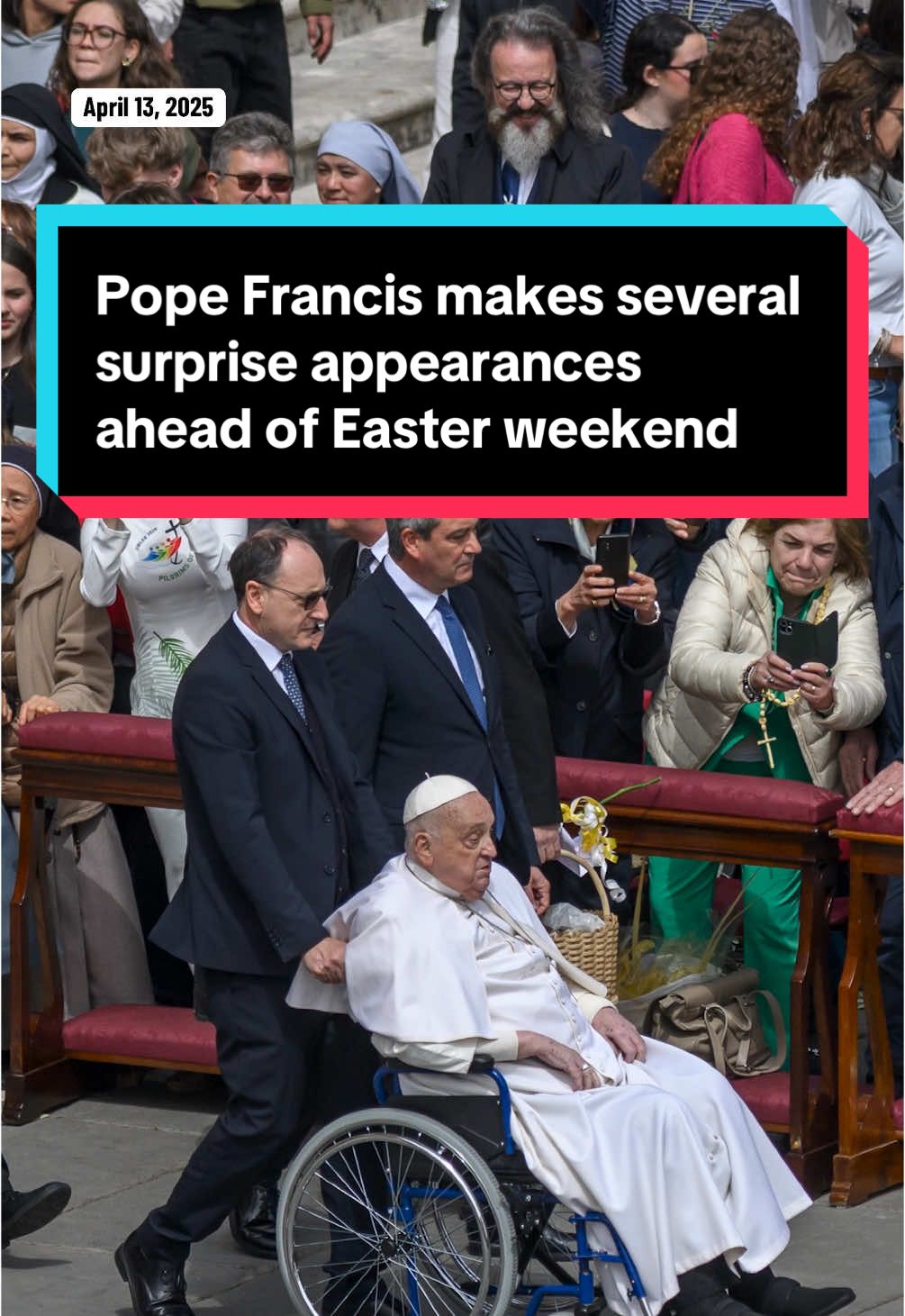 Despite doctors’ orders to rest, Pope Francis has made several surprise appearances ahead of Easter weekend — raising speculation about whether he’ll deliver the Urbi et Orbi address. CBS News’ Chris Livesay reports from Vatican City, where Vice President JD Vance and his family have arrived to celebrate the final days of Holy Week. #news #popefrancis #pope #easter #goodfriday #religion #catholic #vatican #rome #vaticancity 