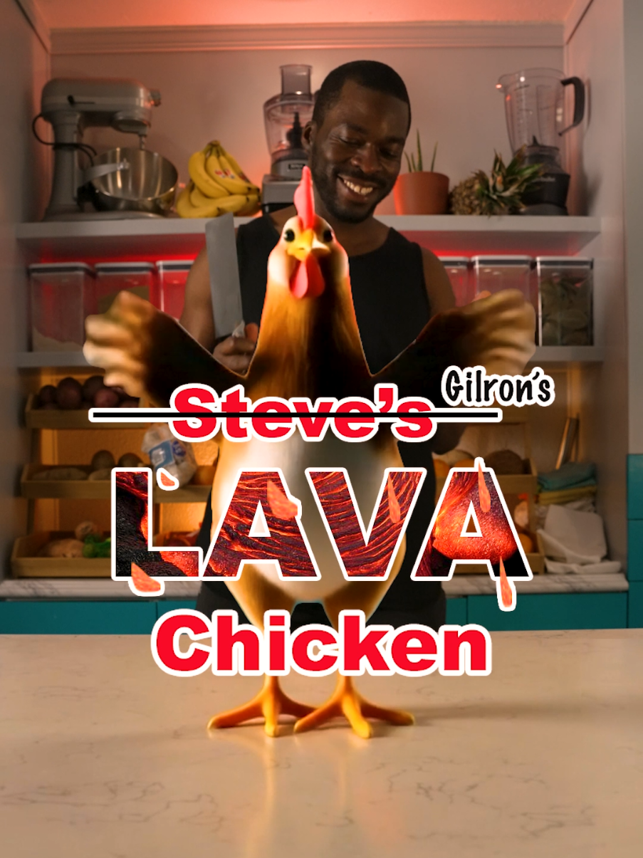 Steve's Lava Chicken in real life..... #lavachicken #steve #lava #chicken #Minecraft #minecraftmovie #chickenjockey  #minecraftsteve #spicychicken #chickenrecipe #fyp #creatorsearchinsights @Jack Black @DanielleBrooks @Warner Bros. 