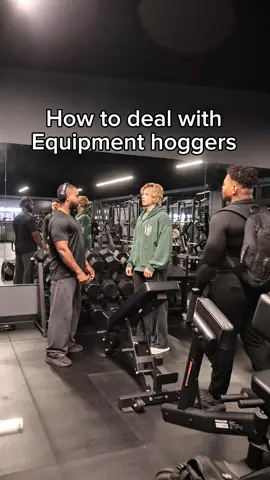 Did I handle that well? POV: Dealing with equipment hoggers like a pro. @Malik Dee @BuffOtaku  #gymhumor #GymTok #gymmotivation #gymbros #gymrat 