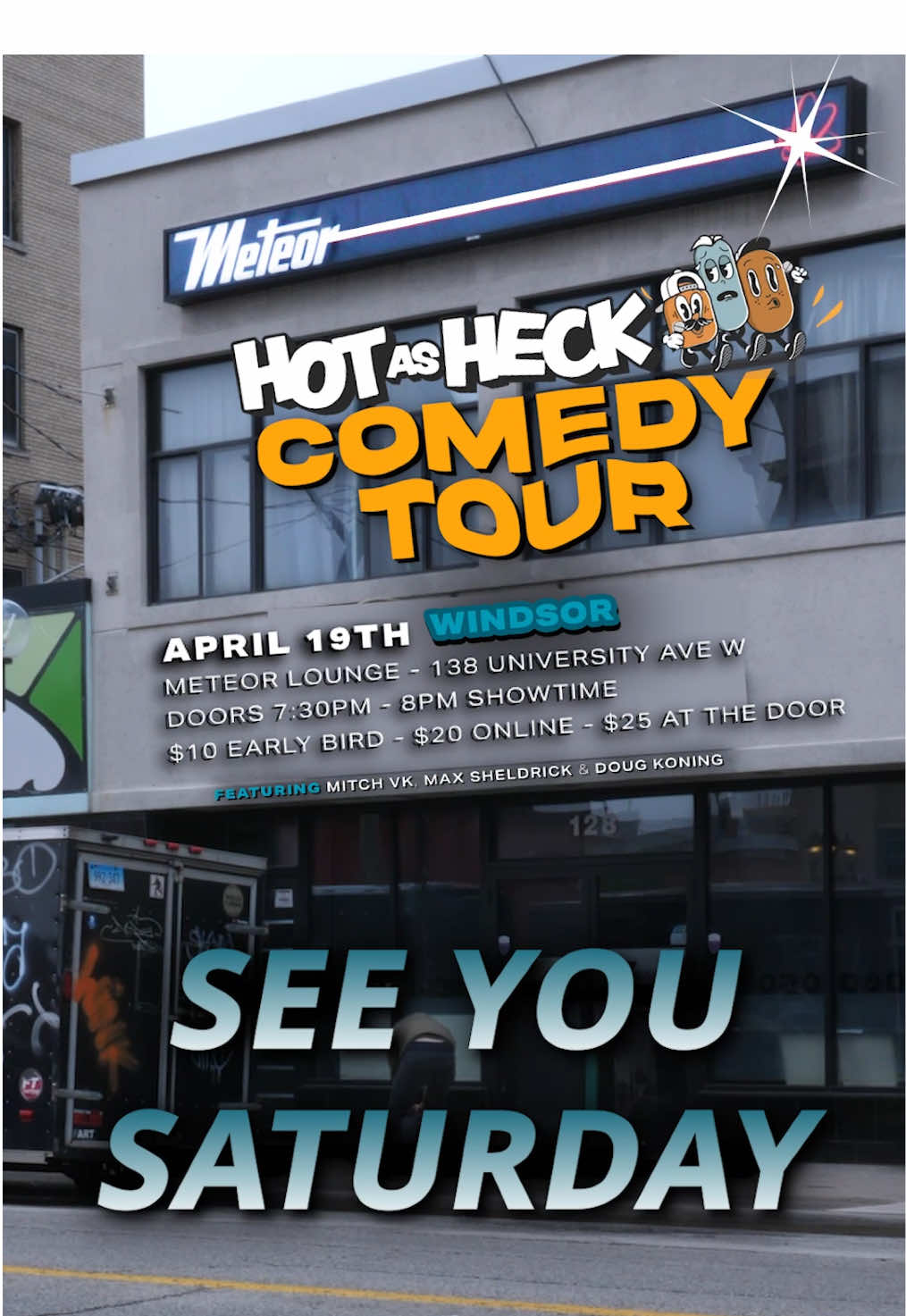 Got a lot of love for Windsor. See yall Saturday at Meteor  #ontario #canada🇨🇦 #windsor #funny 