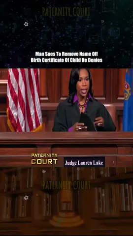 Man Sues To Remove Name Off Birth Certificate Of Child He Denies - Part 1 #courtroomdrama #laurenlake #paternitycourt