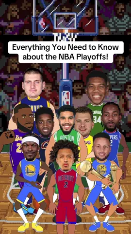 Everything you need to know about the NBA Playoffs! 2025 NBA Post Season! #reboundrewind #animationrewind #NBA #basketball #sports #nbamoments #nbaplayoffs #lebron #basketballtiktok #stephcurry #michaeljordan #nba2k #lakers #celtics #okc 