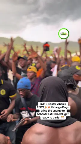 TGIF + Easter vibes = EPIC! 🎉💥 Katanga Boys bring the energy to AshantiFest Carnival, get ready to party! 🎊