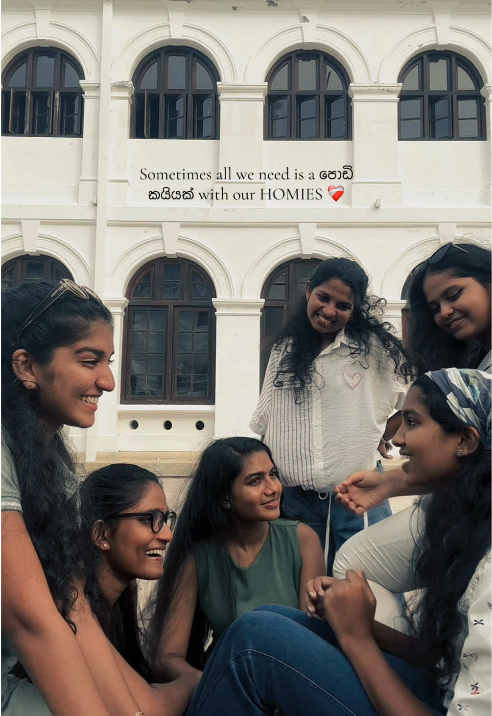 Blessed with the best✨  @imaya.aaa @siluniii.n @senoshii.g @Rash.mitha @Yenuli_th Missed @meth.mii @Shehara🤍 :( #homies #blessed #friends #friendshipgoals #srilanka #brown #foryoupagе #trending #onemillionaudition #CapCut