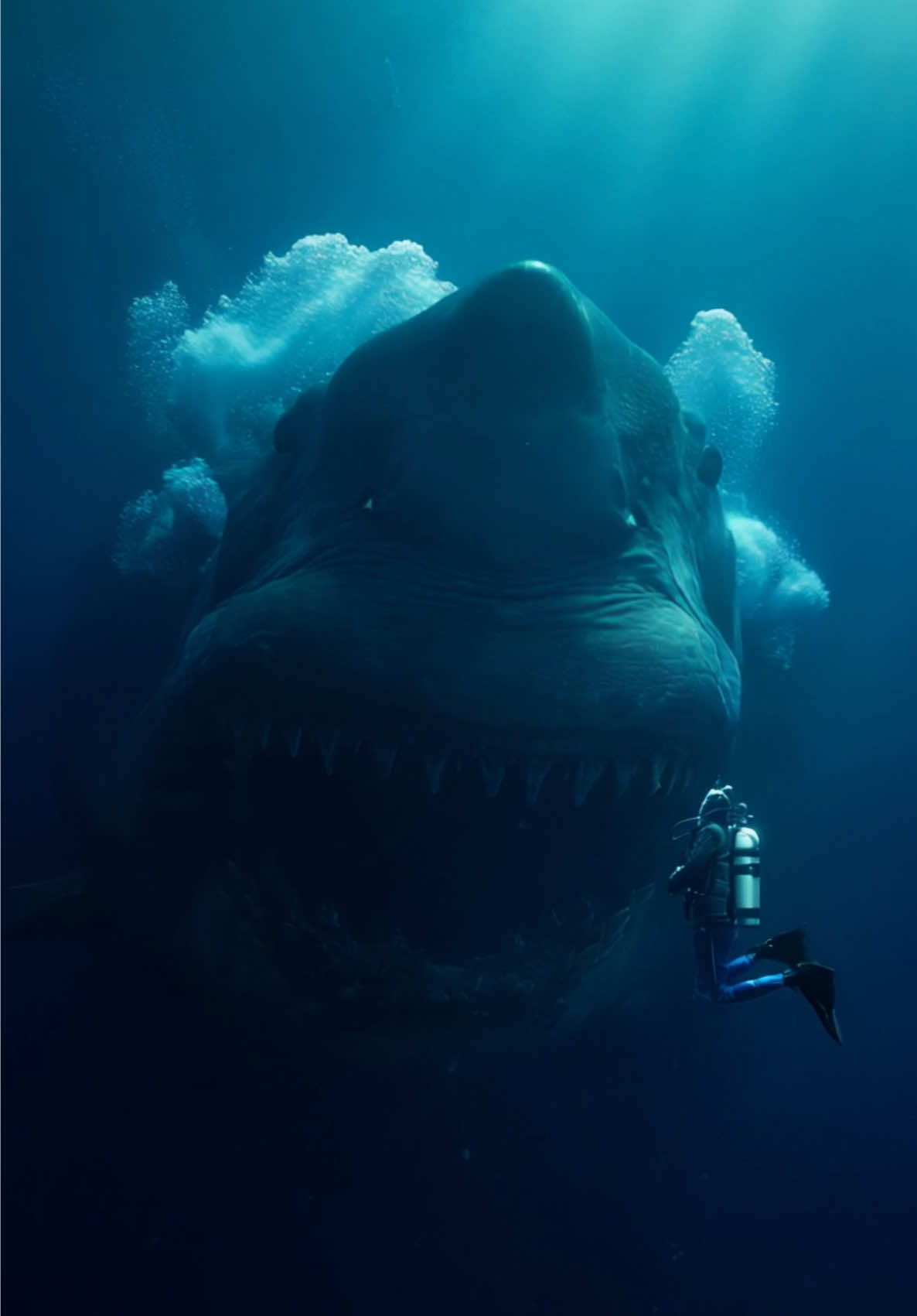 Meet the Megalodon #megalodon #aigenerated #ocean #deepsea #shark 