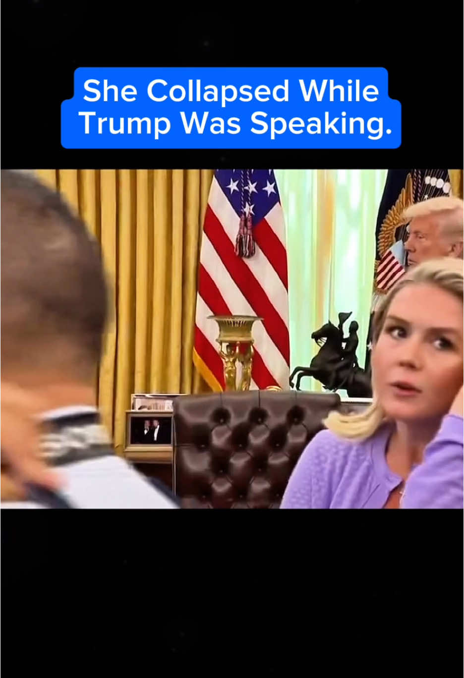 Moment a Child Fainted During Donald Trump’s Oval Office Event 