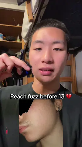 Peach fuzz before 13 💔 they gotta use @Taller #height #peachfuzz #SelfImprovement 