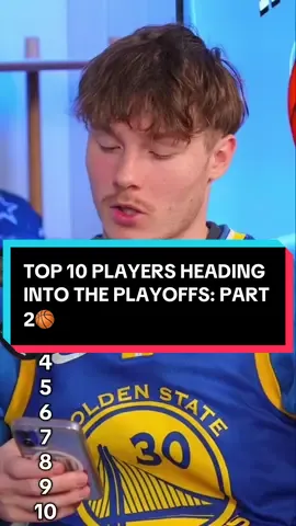 Top 10 Players Heading into the Playoffs: Part 2 #NBA #basketball #talkindribble #sportspod 