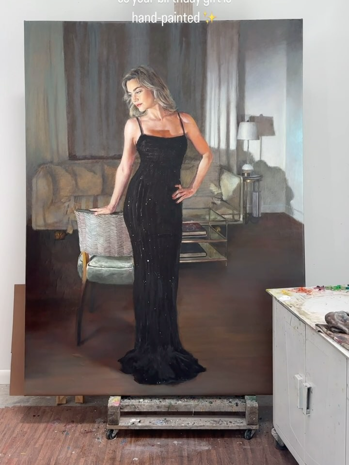 Breathtaking piece 😲 . By @laurentsaintar . . #art #painting #oilpainting #portrait #muse #realism