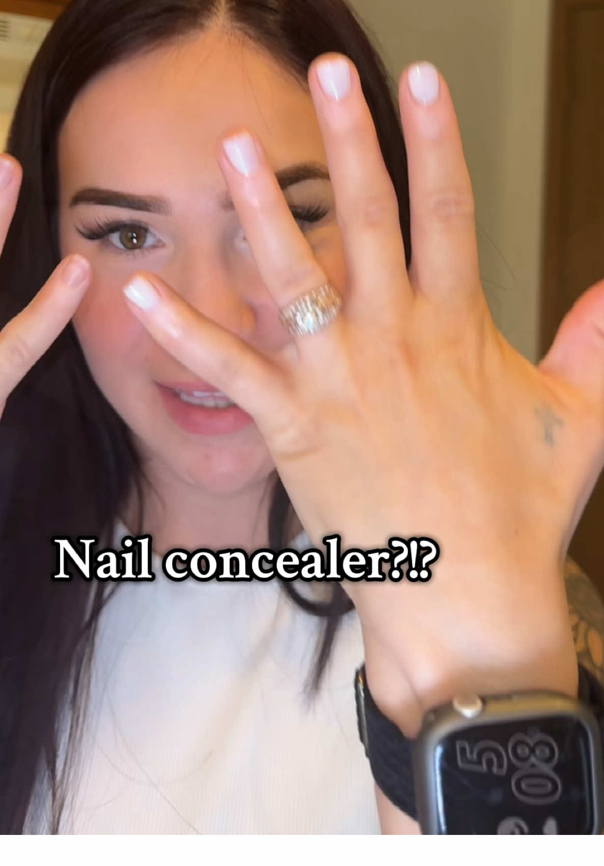 Have yall ever heard of this???  #nailconcealer #perfectinapinch #nailsathome 