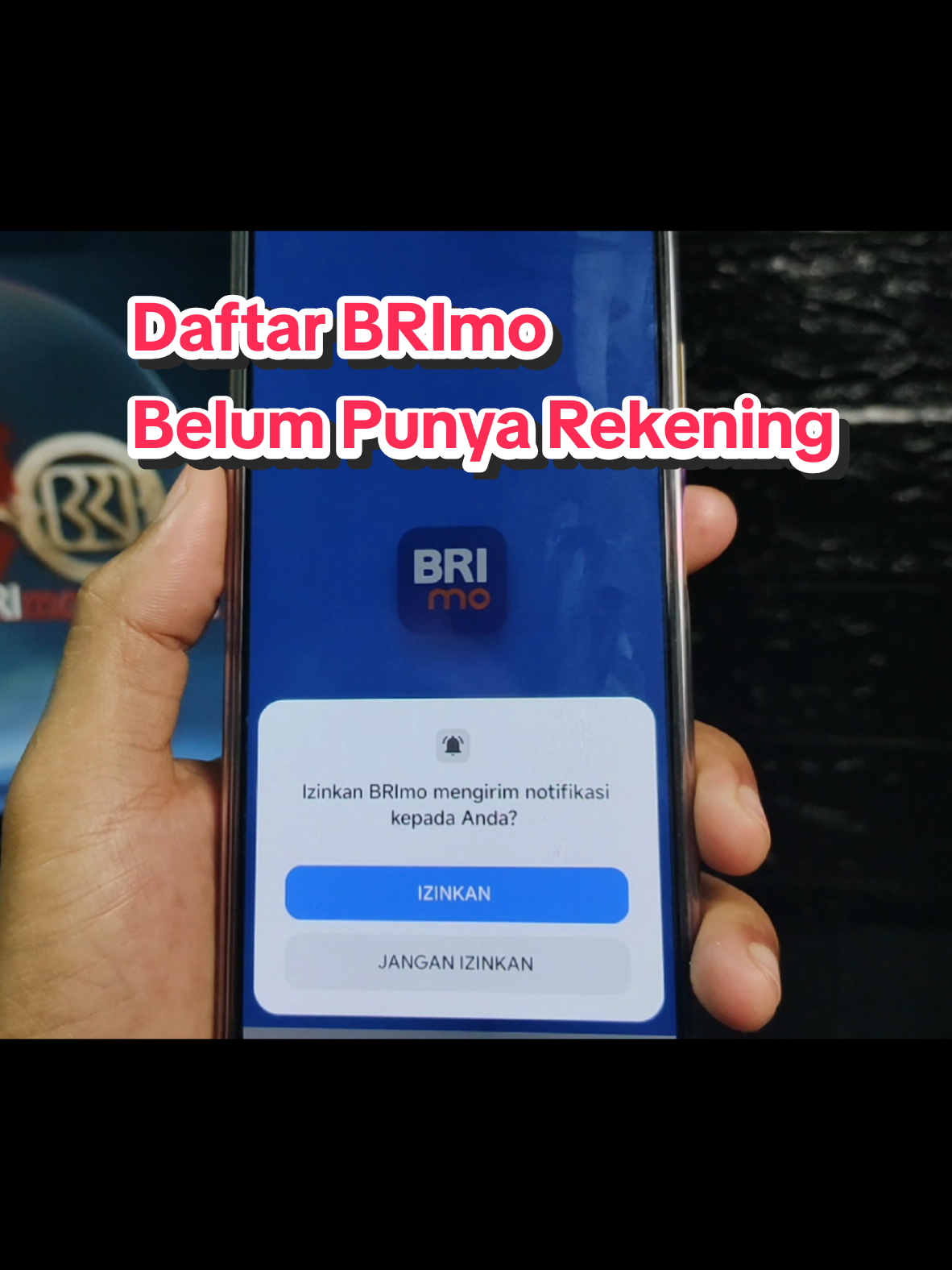 Cara Daftar BRImo Belum punya rekening terbaru. #tutorial #edukasi #brimo #bankbri #jalansn1 