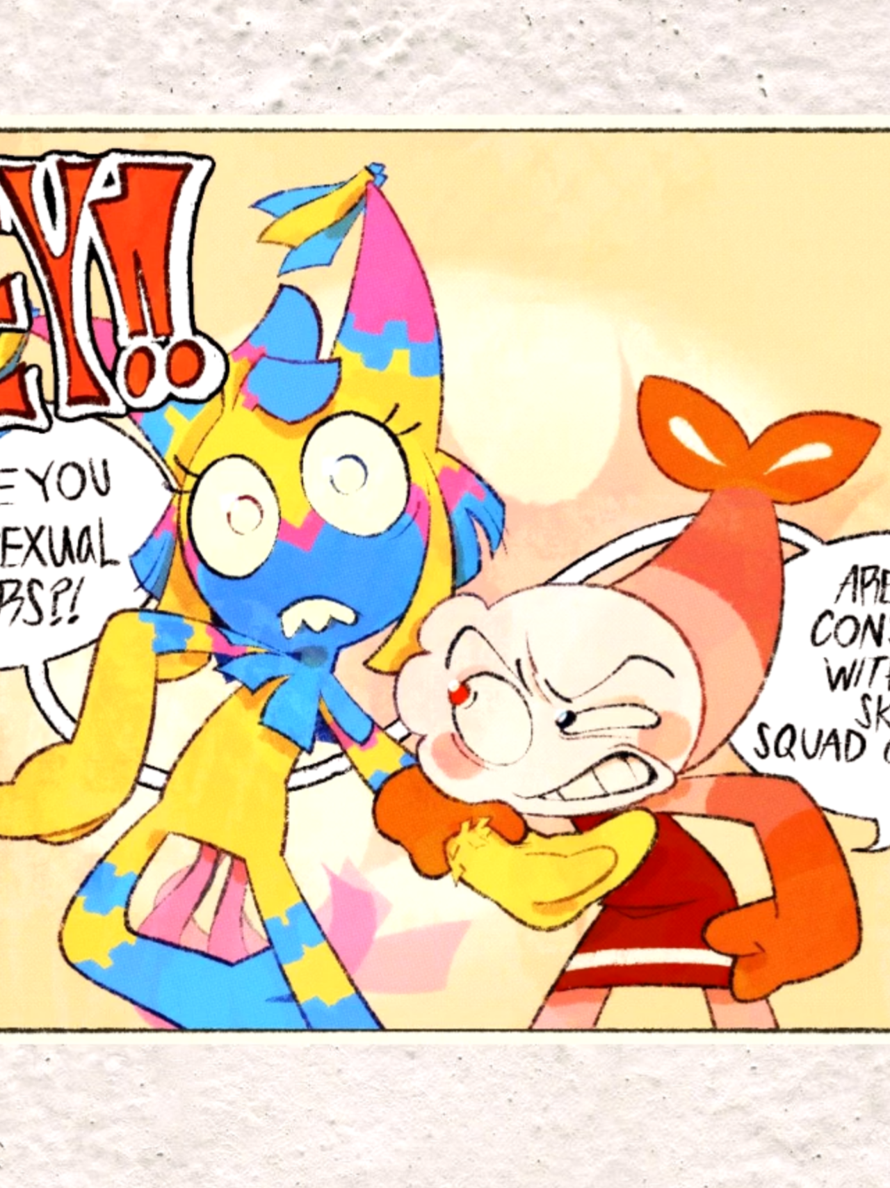 Shrimpo doesn't pull Comic by @mrlilrox  Voices were me and @sodysour  #dandysworld #voiceacting #voiceover #comic #yatta #shrimpo