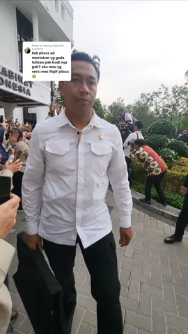 Replying to @cimory_originall waktu dan tempat dipersilakan 🤭 #budisatriodjiwandono #teddyindrawijaya #seskab #prabowo #fypシ゚ 