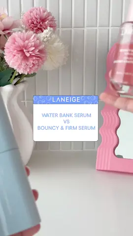 Water Bank?🤔 Bouncy & Firm?🤔 Yuk kenalin perbedaannya!💖 #laneige #laneigeid #bouncyandfirm #waterbank 