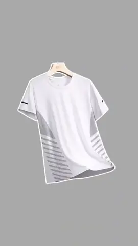 Men's Dri-fit Shirt Fashion Quick-Dry Solid Color Ice Silk Mesh T Shirt Summer Cool Short Sleeve Casual Dri-Fit Basic Tops for Men #DriFitShirt #CoolAndComfy #MensActivewear #QuickDry #SummerEssentials