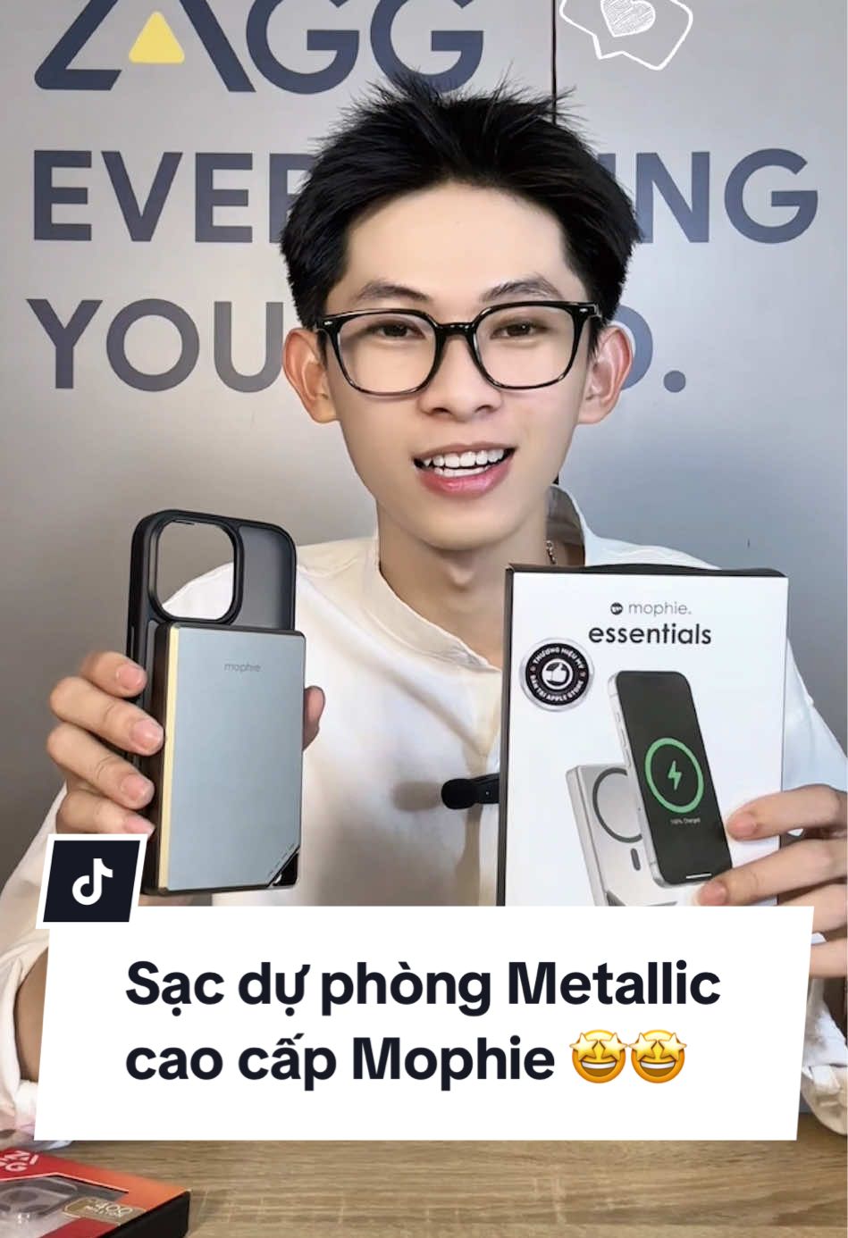 Sạc cao cấp metallic mophie bảo hành 2 năm 1 đổi 1 🤩 #mophie #applestore #powerbank #metallic 