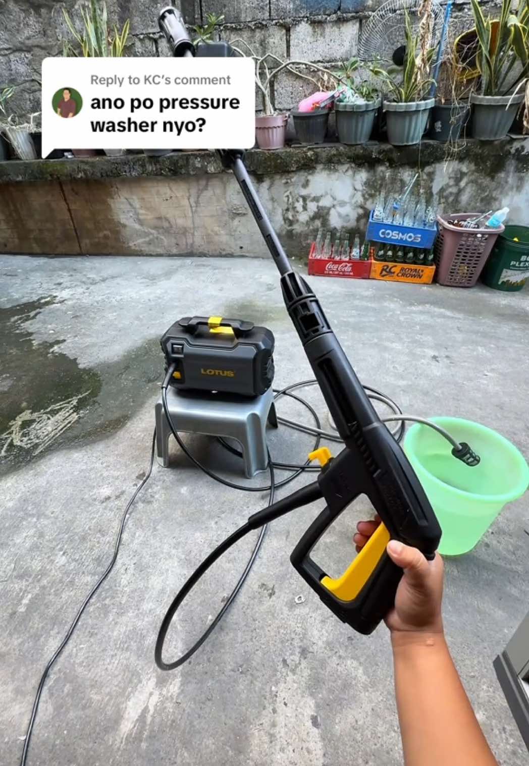 Replying to @KC ito na yung mura pero maganda yung quality na pressure washer #fyp #fyppppppppppppppppppppppp #pressurewasher #lotus #carwash #detailersoftiktok #bikewash #carwashtiktok 
