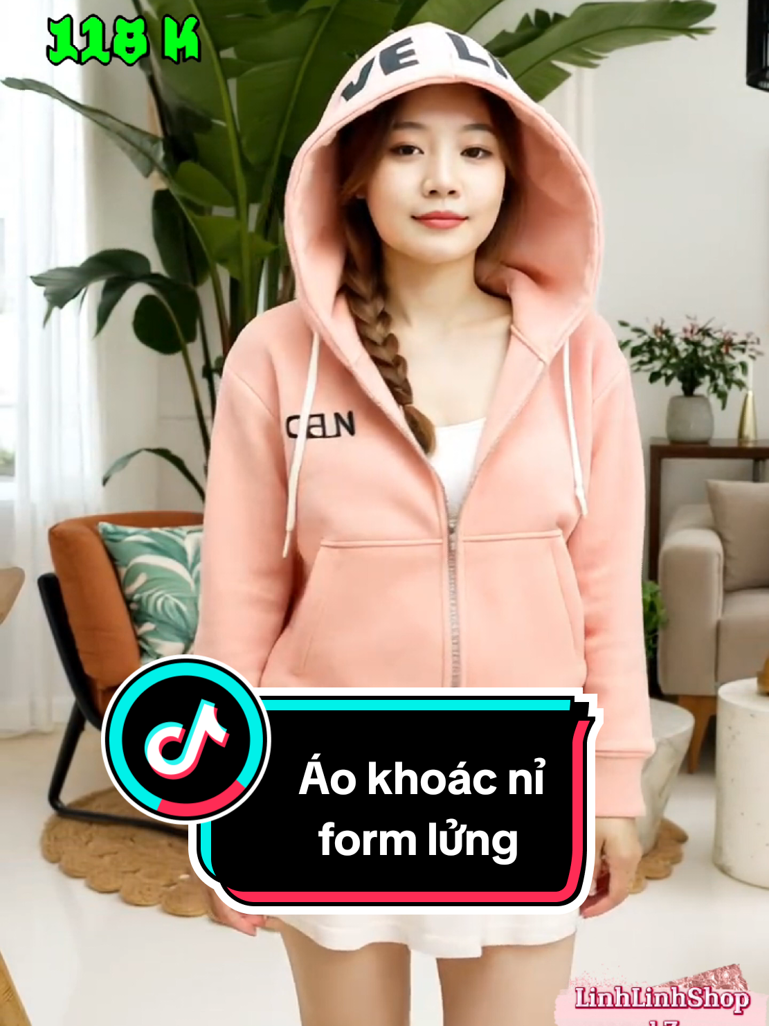 Áo khoác nỉ form lửng, tay xỏ ngón. Sự kết hợp giữa chống nắng và thời trang #linhlinhshop17 #aokhoac #aokhoacni #aokhoacnu 